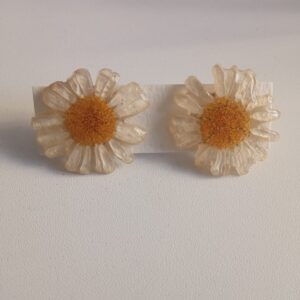 Pendientes flores margaritas