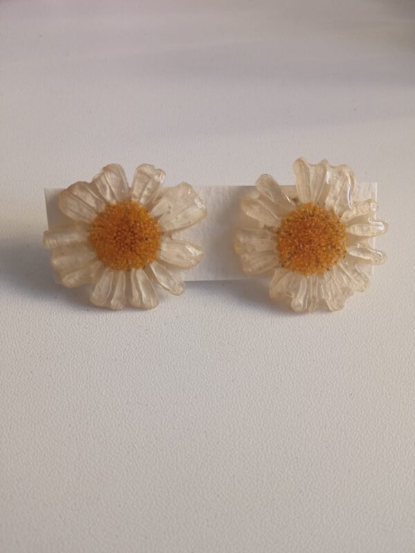 Pendientes flores margaritas